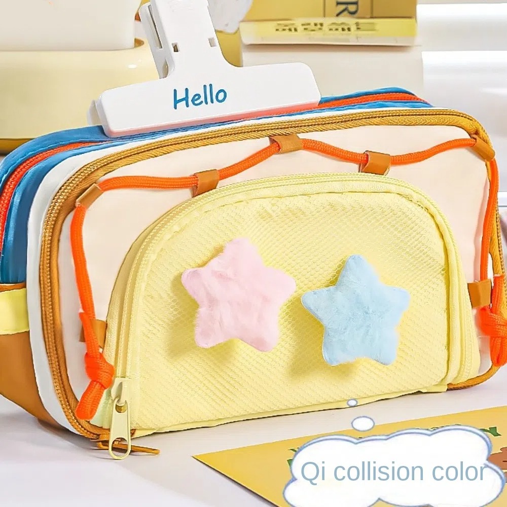 7단 다층 Y2K 스타 문구 가방 대용량 데스크탑 수납 - Aesthetic Large Pencil Case Pouch 리뷰 및 가격